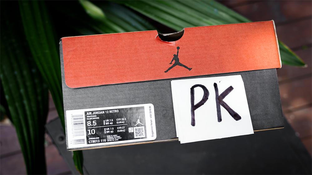 PK GOD Jordan 12 Retro Cherry RETAIL MATERIALS READY TO SHIP